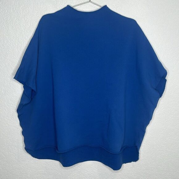 New Frank & Eileen AUDREY Capelet  ROYAL BLUE One Size Cotton - Picture 3 of 15